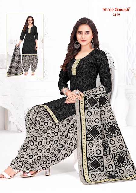 Shree Ganesh Batik Patiyala Special Cotton Exclusive Designer Dress Material